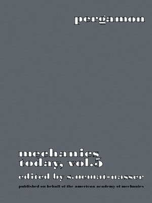 cover image of Mechanics Today